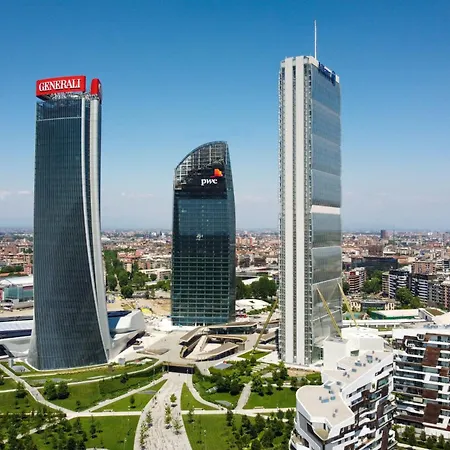 Citylife Prime Studio - In Front Of The Shopping District With Big Terrace And Gym Apartman Milánó